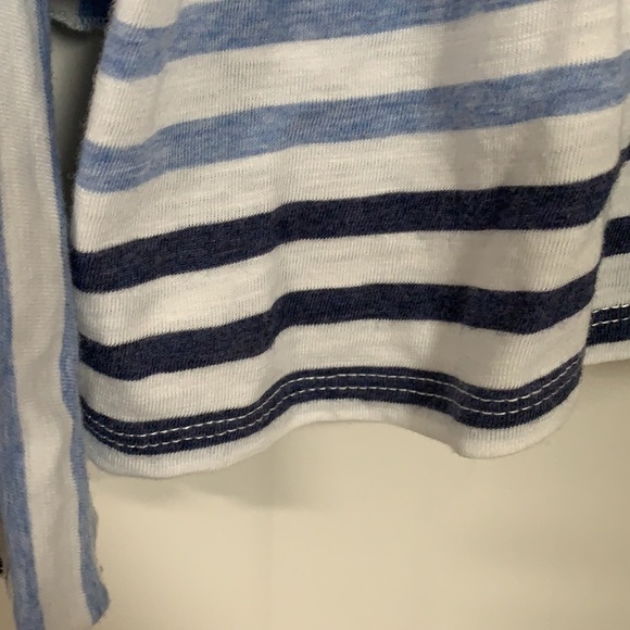 STRIPED RUFFLED LAYERED TOPS SIZE M - Picture 5 of 8